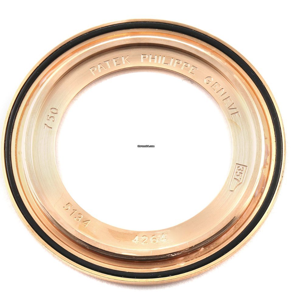 IMG_9081 Patek Philippe Travel Time Mens watch Unisex Manual winding Rose gold 5134R Replica 7