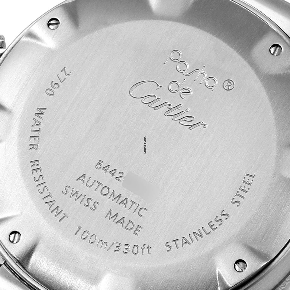 IMG_9081 Cartier Pasha Seatimer Mens watch Unisex Automatic Steel W31080M7 Replica 7