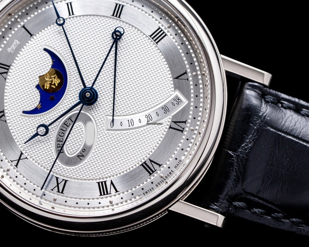Breguet Classique Mens watch Unisex Automatic White gold 7787BB 29 9V6 Replica 7