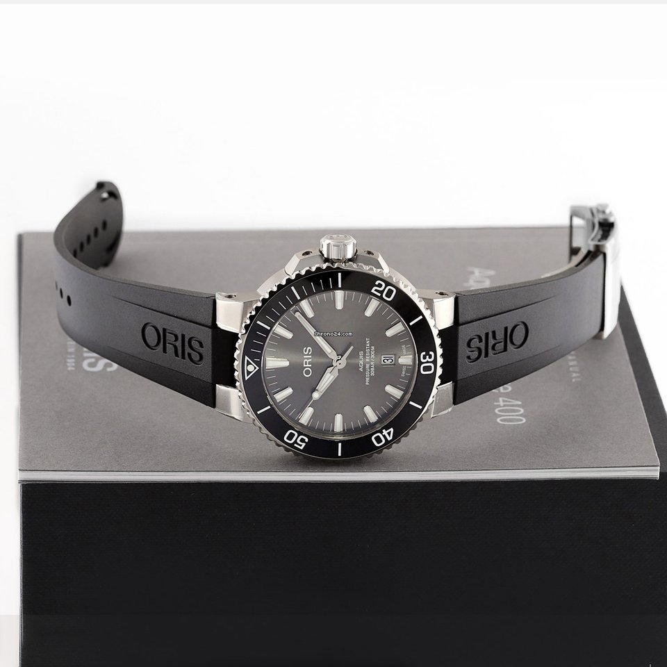 IMG_9081 Oris Aquis Titanium Date Mens watch Unisex Automatic Titanium 01 733 7730 7153-07 4 24 64TEB Replica 7
