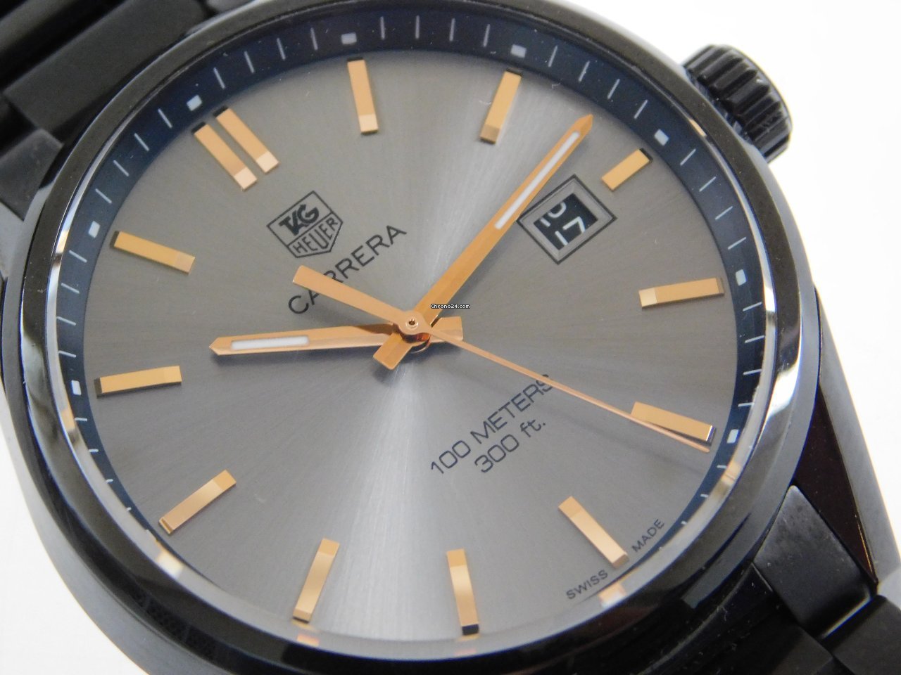 IMG_9081 TAG Heuer Carrera Lady Mens watch Unisex Quartz Steel WAR101 Replica 7