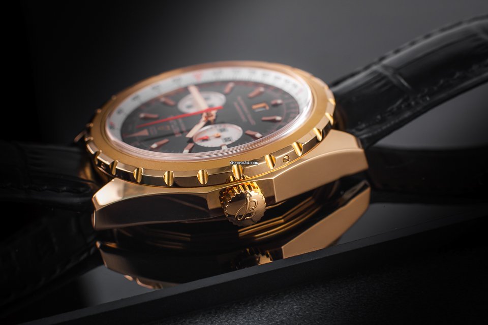 IMG_9081 Breitling Chrono-Matic Mens watch Unisex Automatic Rose gold H41360 Replica 7