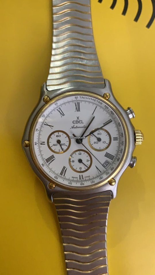 IMG_9081 Ebel 1911 Mens watch Unisex Automatic Gold Steel 1134901 Replica 7