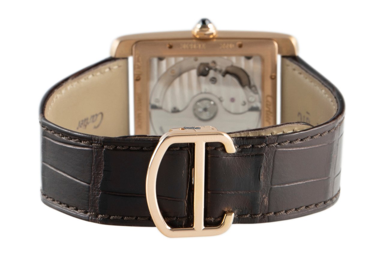 IMG_9081 Cartier Tank MC Mens watch Unisex Automatic Red gold W5330002 Replica 7