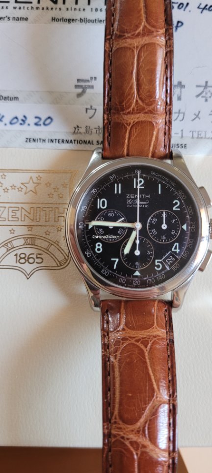 Zenith El Primero Chronograph Mens watch Unisex Automatic Steel 01.0501.400 Replica 7