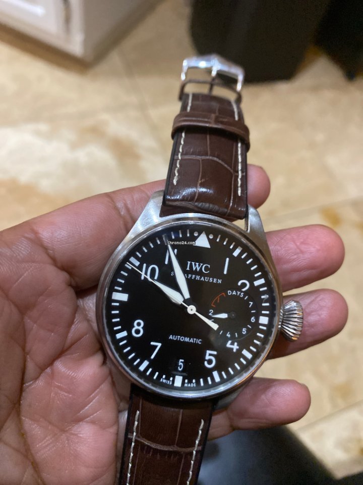 IWC Big Pilot Mens watch Unisex Automatic Steel IW500401 Replica 7