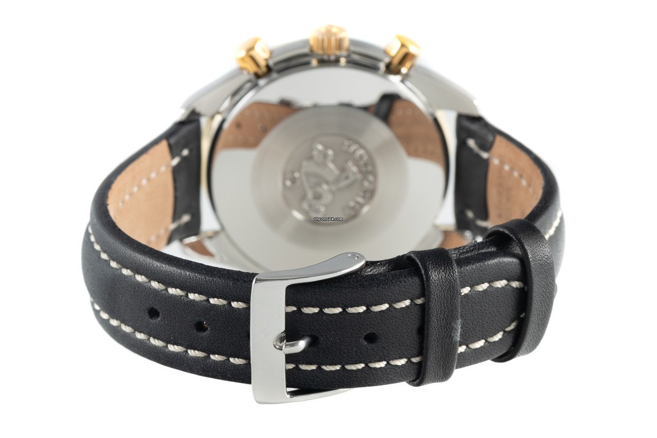 IMG_9081 Omega Speedmaster Reduced Mens watch Unisex Automatic Gold Steel 175.0032 Replica 7