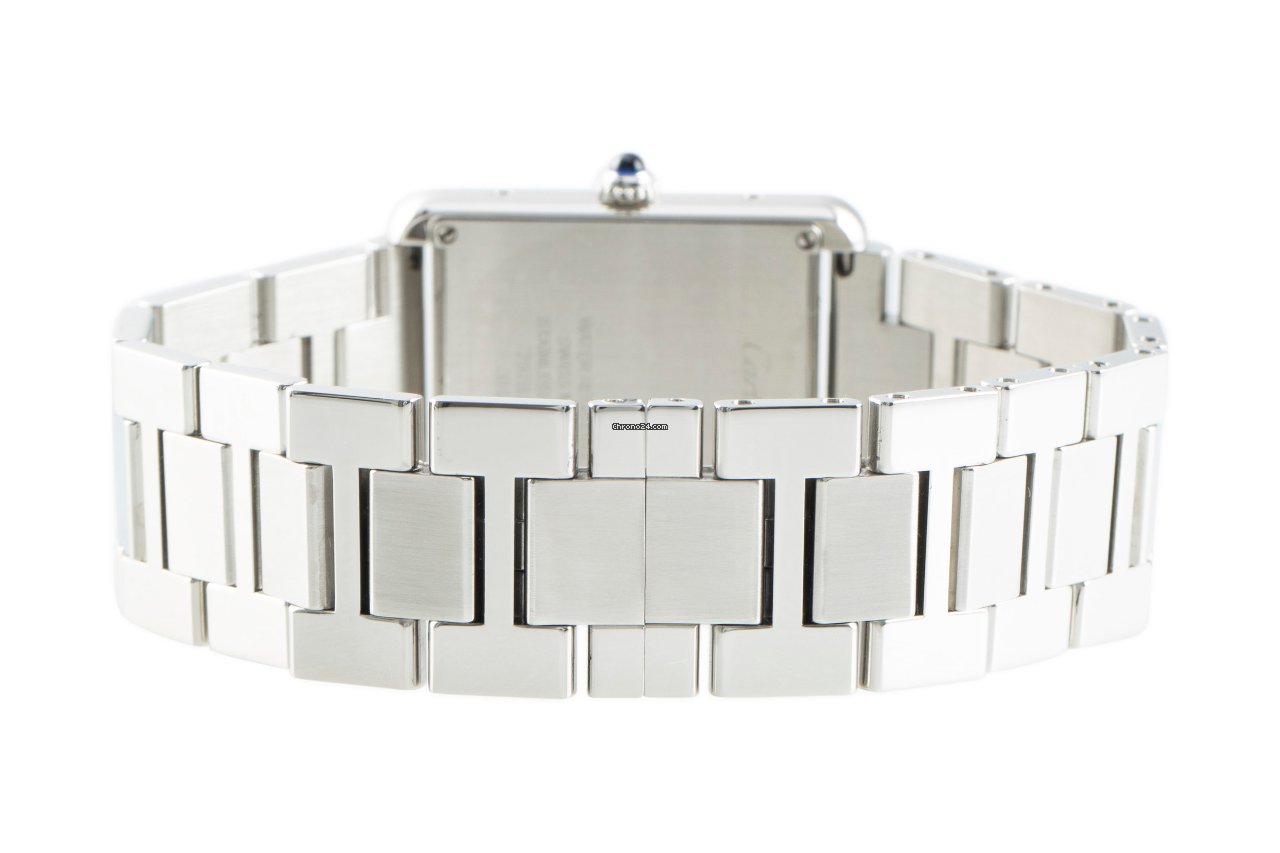 IMG_9081 Cartier Tank Solo Mens watch Unisex Quartz Steel 3169 Replica 7