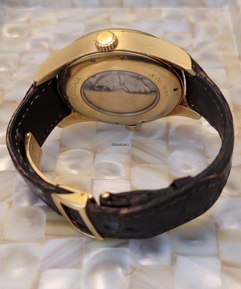 IMG_9081 Girard Perregaux WW.TC Mens watch Unisex Automatic Yellow gold 4980 Replica 7