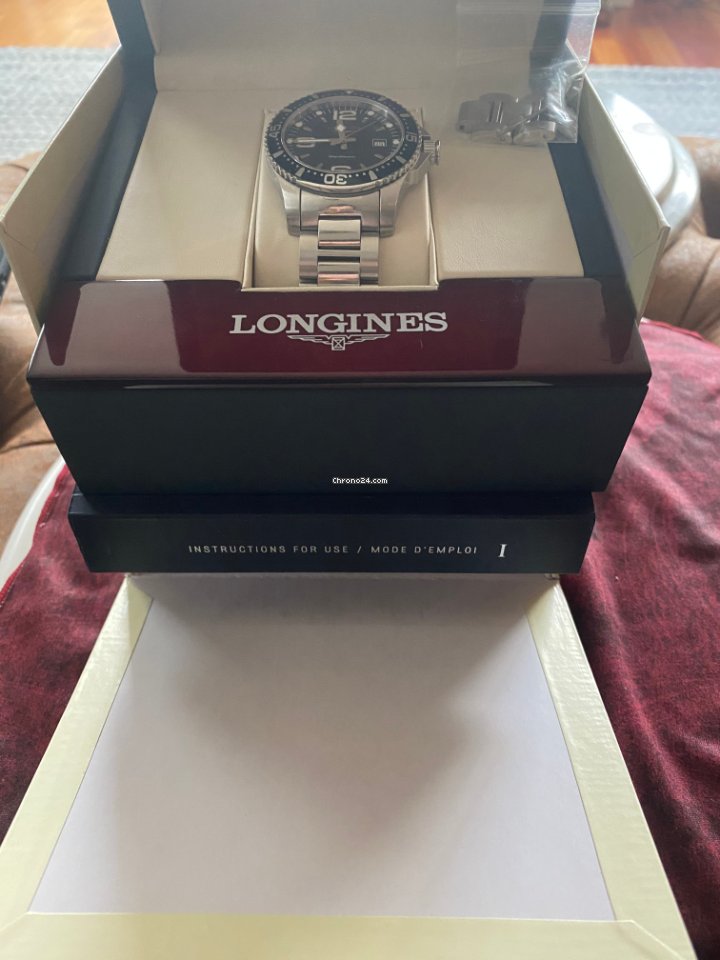 IMG_9081 Longines HydroConquest Mens watch Unisex Quartz Steel L3.640.4.56.6 Replica 7