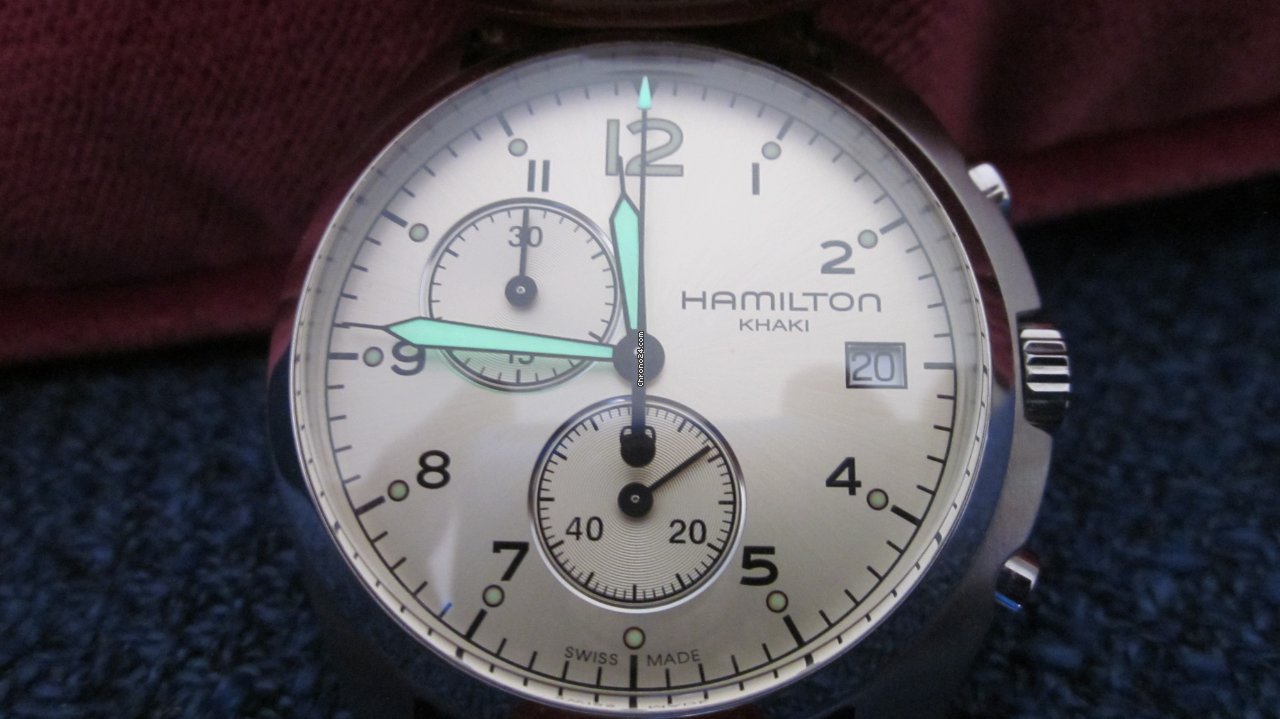 Hamilton Khaki Pilot Pioneer Mens watch Unisex Quartz Steel H76512155 Replica 7