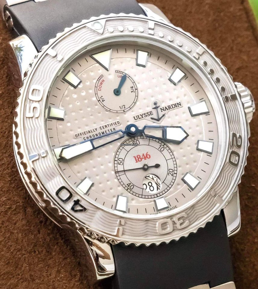 Ulysse Nardin Maxi Marine Diver Mens watch Unisex Automatic Steel 263-33-3 92 Replica 7