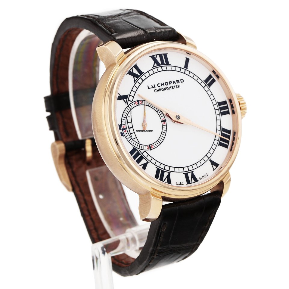 IMG_9081 Chopard L.U.C Mens watch Unisex Manual winding Yellow gold NUMBER 161963-5001 Replica 7
