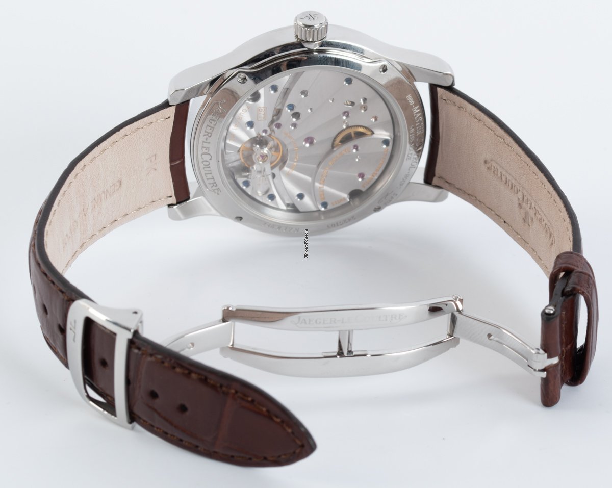IMG_9081 Jaeger-LeCoultre Master Eight Days Mens watch Unisex Manual winding Steel Q1608420 Replica 7