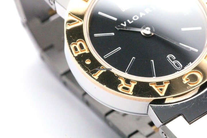 IMG_9081 Bulgari Bulgari Womens watch Quartz Gold Steel BB23SG Replica 7