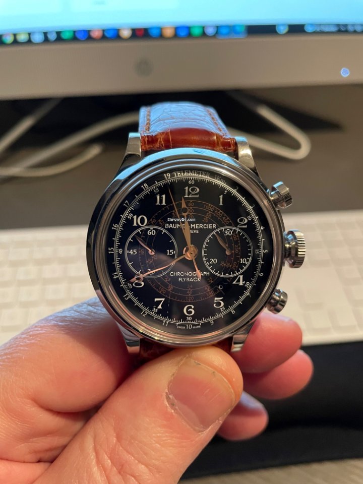 IMG_9081 Baume & Mercier Capeland Mens watch Unisex Steel M0A10068 Replica 7