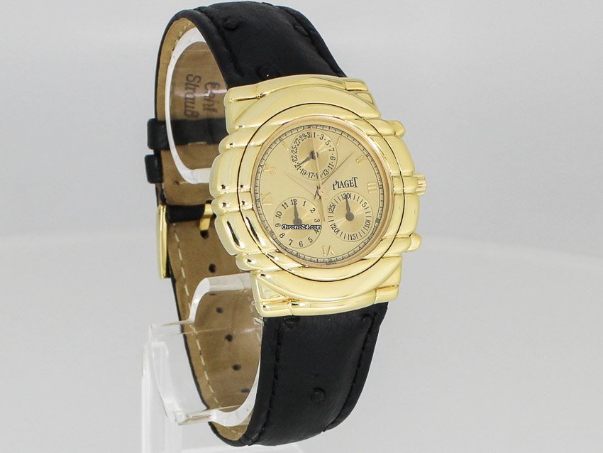 IMG_9081 Piaget Tanagra Mens watch Unisex Quartz Yellow gold 14081 Replica 7
