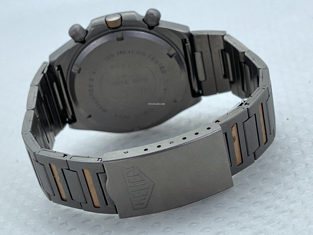 IMG_9081 TAG Heuer Mens watch Unisex Quartz Titanium HEUER 220.206 Replica 7