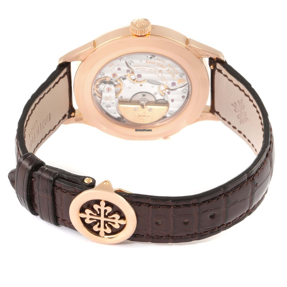IMG_9081 Patek Philippe World Time Mens watch Unisex Automatic Rose gold 5230R Replica 7