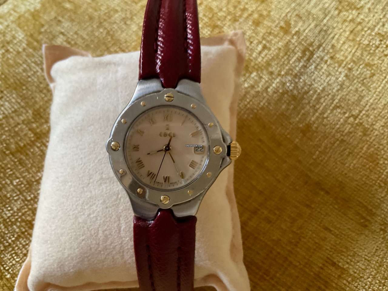 Ebel Sportwave Womens watch Quartz Gold Steel 6087621 Replica 7