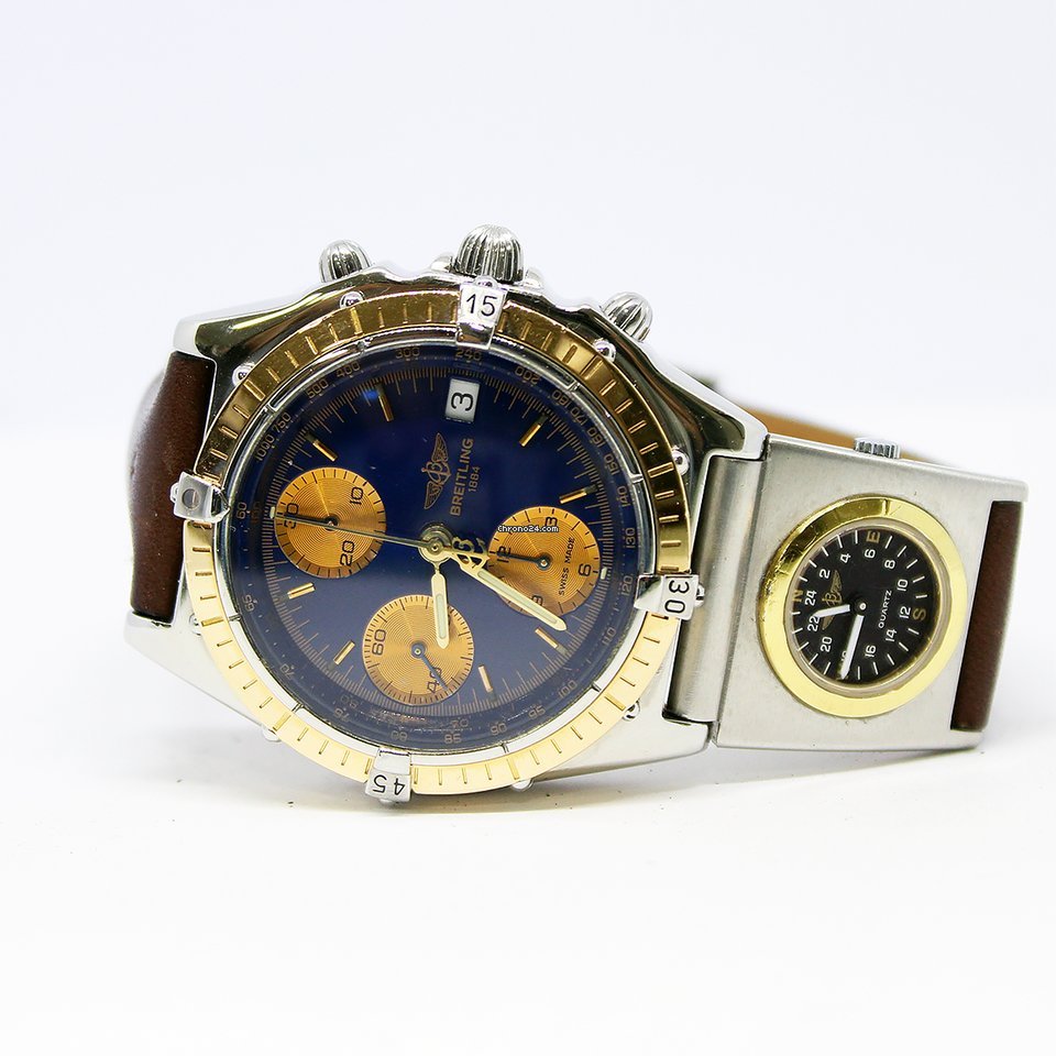 Breitling Chronomat Mens watch Unisex Automatic Gold Steel C13048 Replica 7