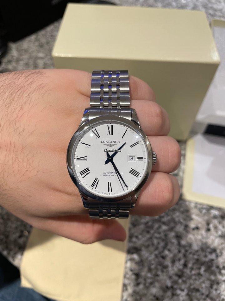 Longines Record Mens watch Unisex Automatic Steel L2.821.4.11.6 Replica 7