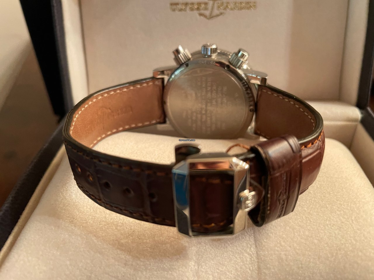 Ulysse Nardin Marine Chronograph Mens watch Unisex Automatic Steel 353-88 Replica 7