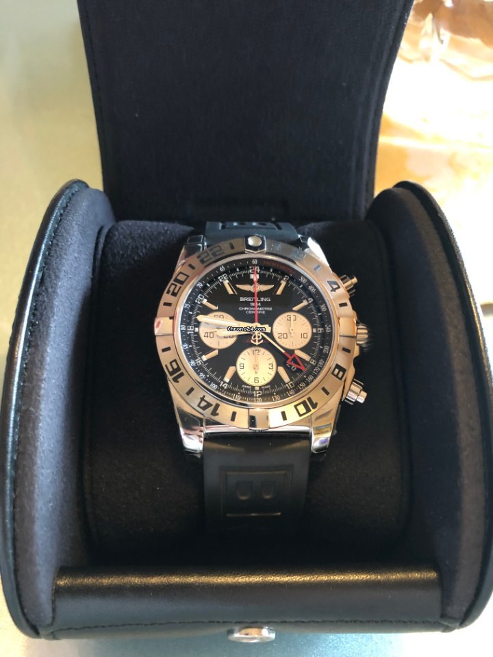 IMG_9081 Breitling Chronomat 44 GMT Mens watch Unisex Automatic AB0420B9.BB56 Replica 7