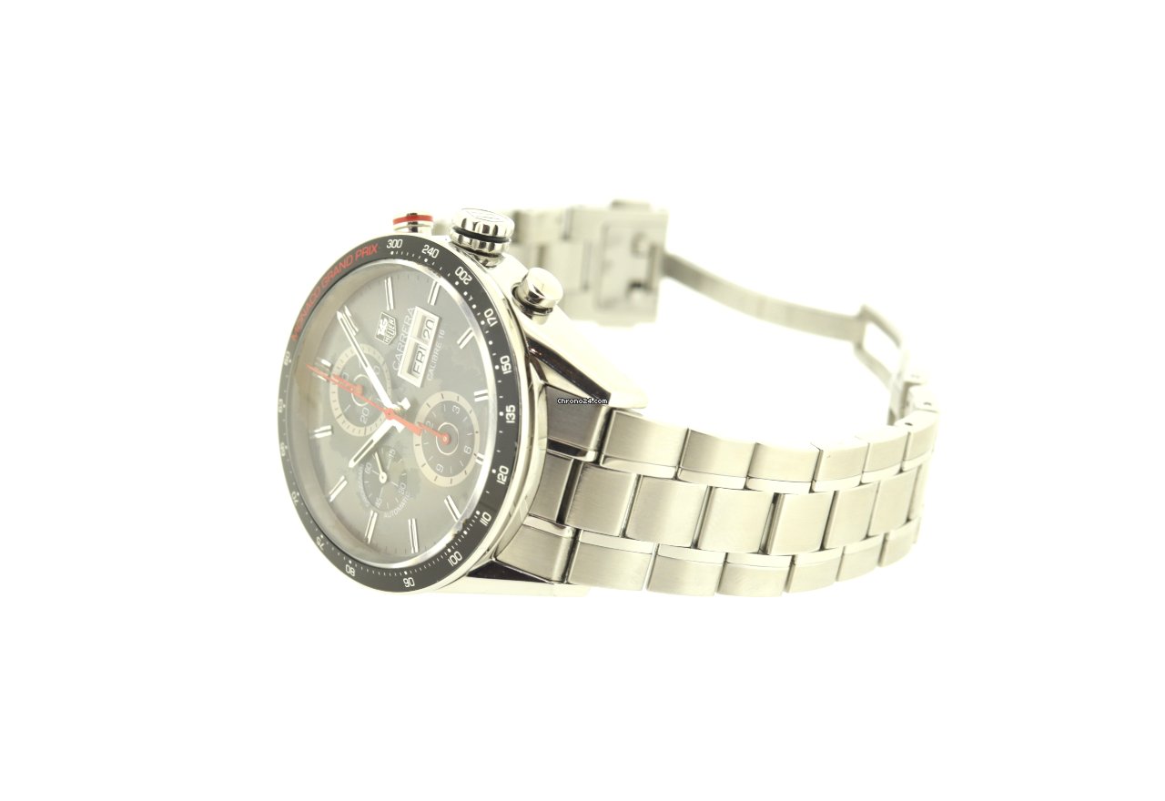 IMG_9081 TAG Heuer Carrera Calibre 16 Mens watch Unisex Automatic Steel CV2A1F Replica 7