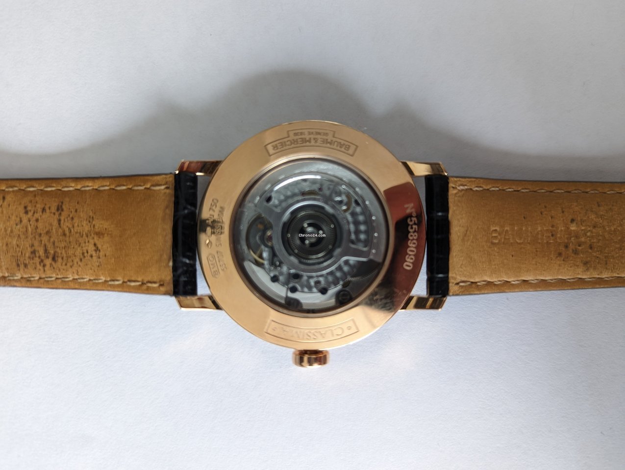 IMG_9081 Baume & Mercier Classima Mens watch Unisex Rose gold MOA10037 Replica 7