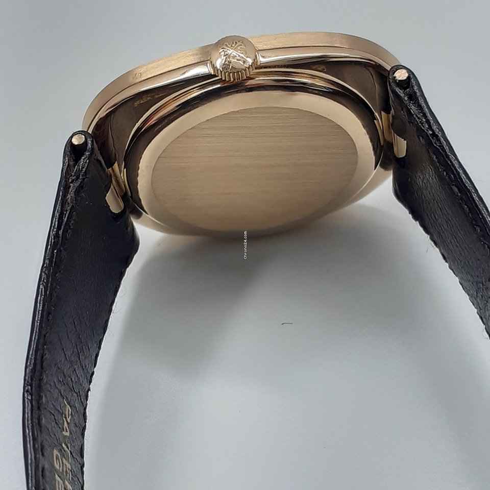 IMG_9081 Patek Philippe Golden Ellipse Mens watch Unisex Manual winding Yellow gold 5206 Replica 7