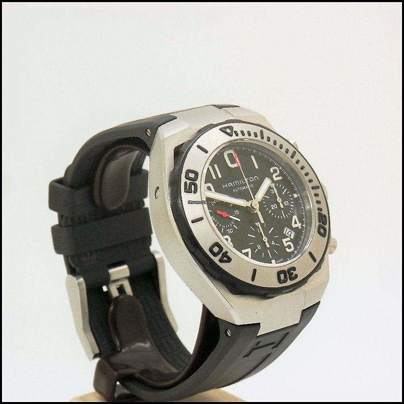 Hamilton Khaki Navy Sub Mens watch Unisex Automatic Steel H78716333 Replica 7