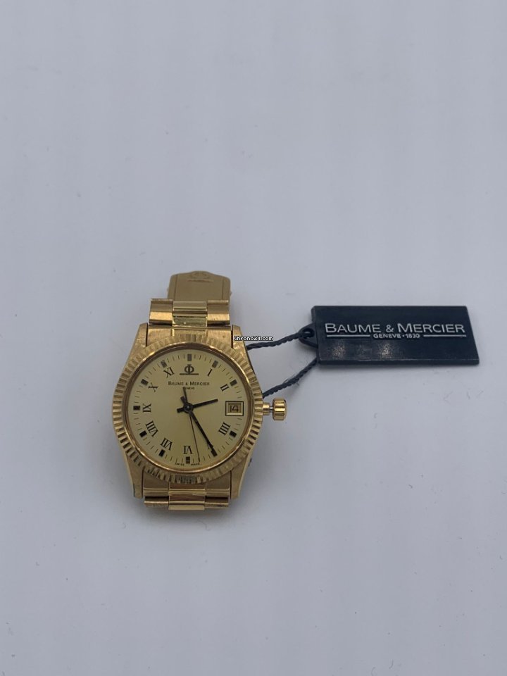 Baume & Mercier Quartz Yellow gold 63193 Replica 7