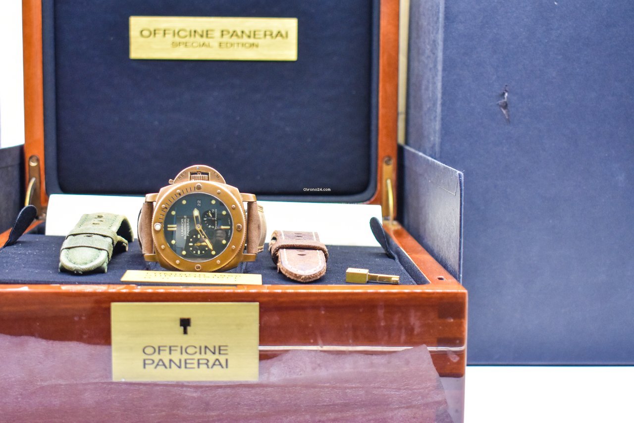 Panerai Special Editions Mens watch Unisex Automatic Bronze PAM 00507 Replica 7