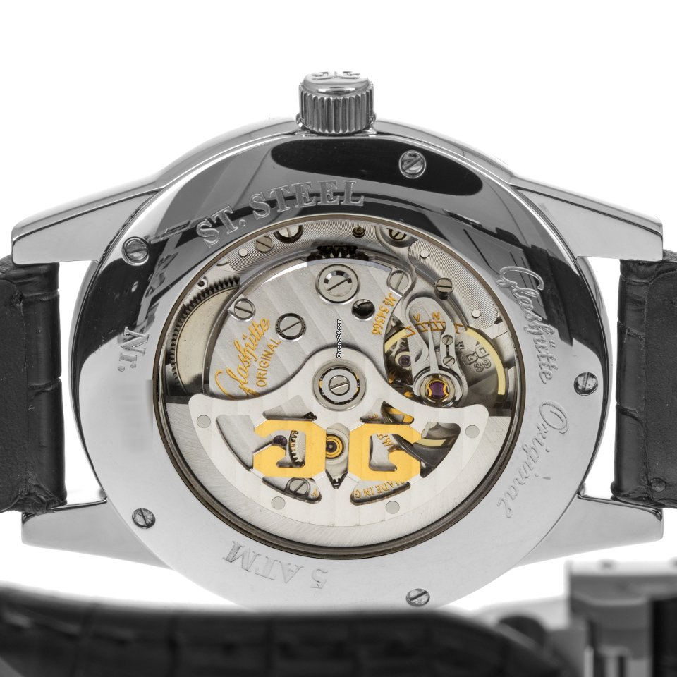 Glashutte Original Senator Hand Date Mens watch Unisex Automatic Steel 39-58-01-02-04 Replica 7