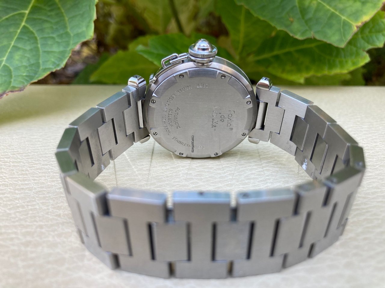 IMG_9081 Cartier Pasha C Mens watch Unisex Automatic Steel 2377 Replica 7