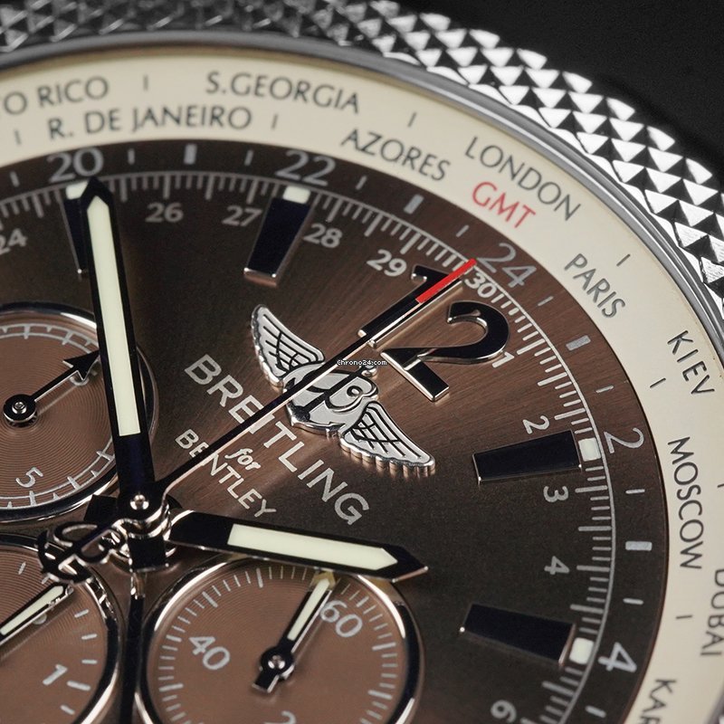 Breitling Bentley GMT Mens watch Unisex Steel A4736212 Replica 7