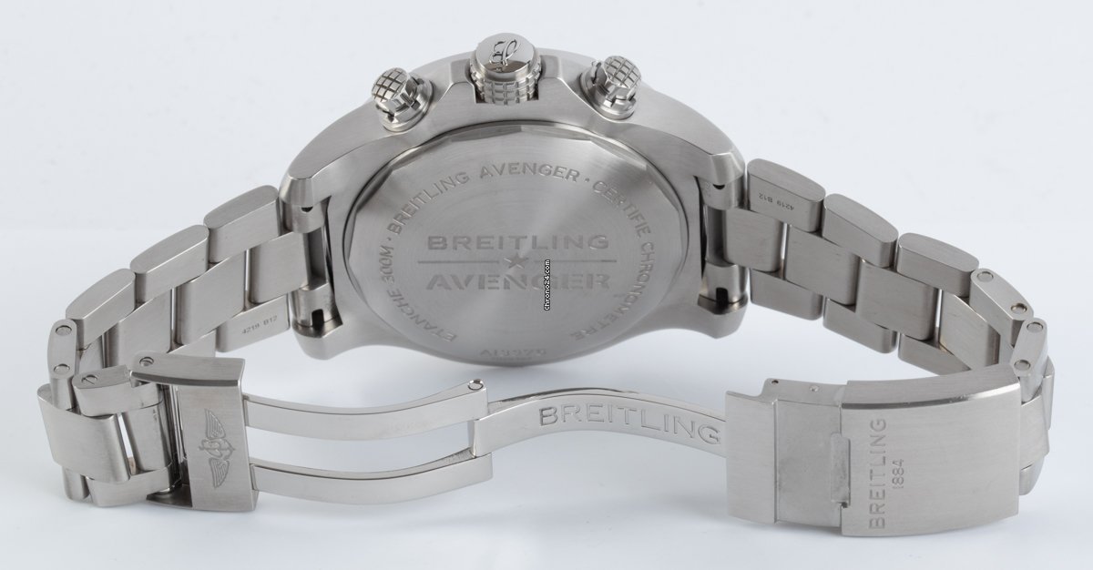 Breitling Super Avenger Mens watch Unisex Automatic Steel A13375101B1A1 Replica 7