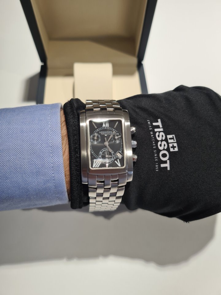 IMG_9081 Longines DolceVita Mens watch Unisex Quartz Steel L5.656.4 Replica 7