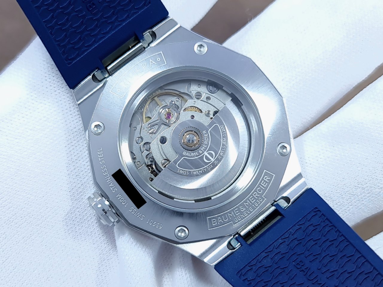 Baume & Mercier Riviera Mens watch Unisex Automatic Steel M0A10619 Replica 7