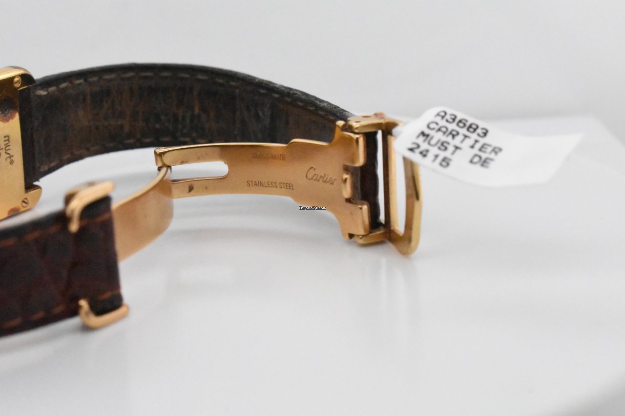 Cartier Tank Womens watch Quartz Silver 2415 Replica 7