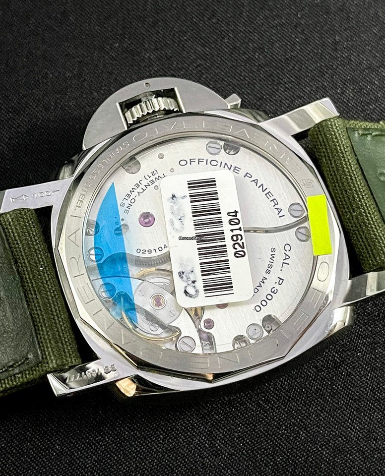 IMG_9081 Panerai Special Editions Mens watch Unisex Manual winding Steel 1950 PAM606 Replica 7