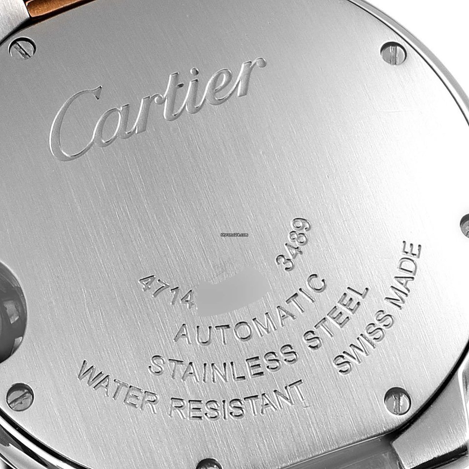 IMG_9081 Cartier Ballon Bleu 33mm Womens watch Automatic Steel W6920098 Replica 7