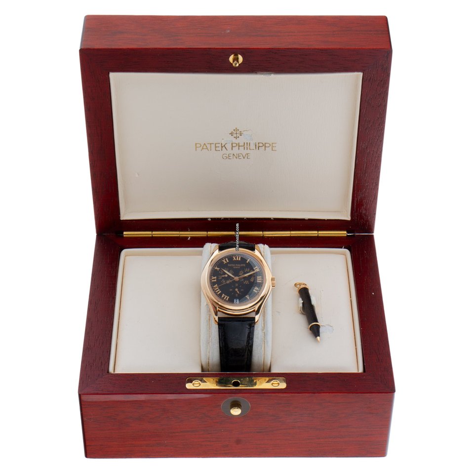 IMG_9081 Patek Philippe Annual Calendar Mens watch Unisex Automatic Rose gold 5035R-011 Replica 7