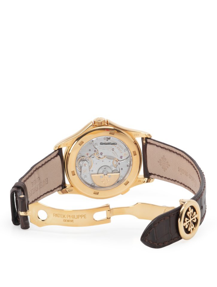 IMG_9081 Patek Philippe World Time Mens watch Unisex Automatic Yellow gold 5131J-001 Replica 7