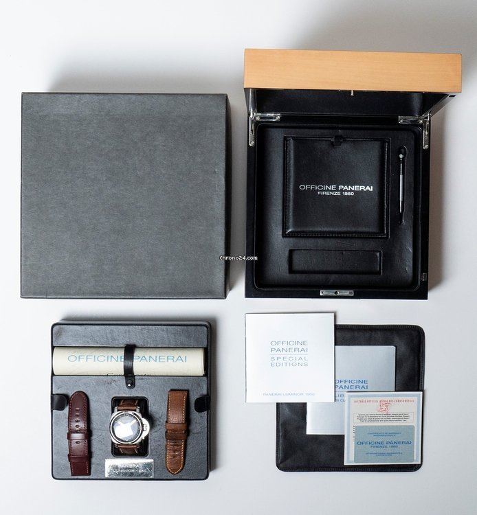 IMG_9081 Panerai Special Editions Mens watch Unisex Manual winding Steel PAM 127 Replica 7