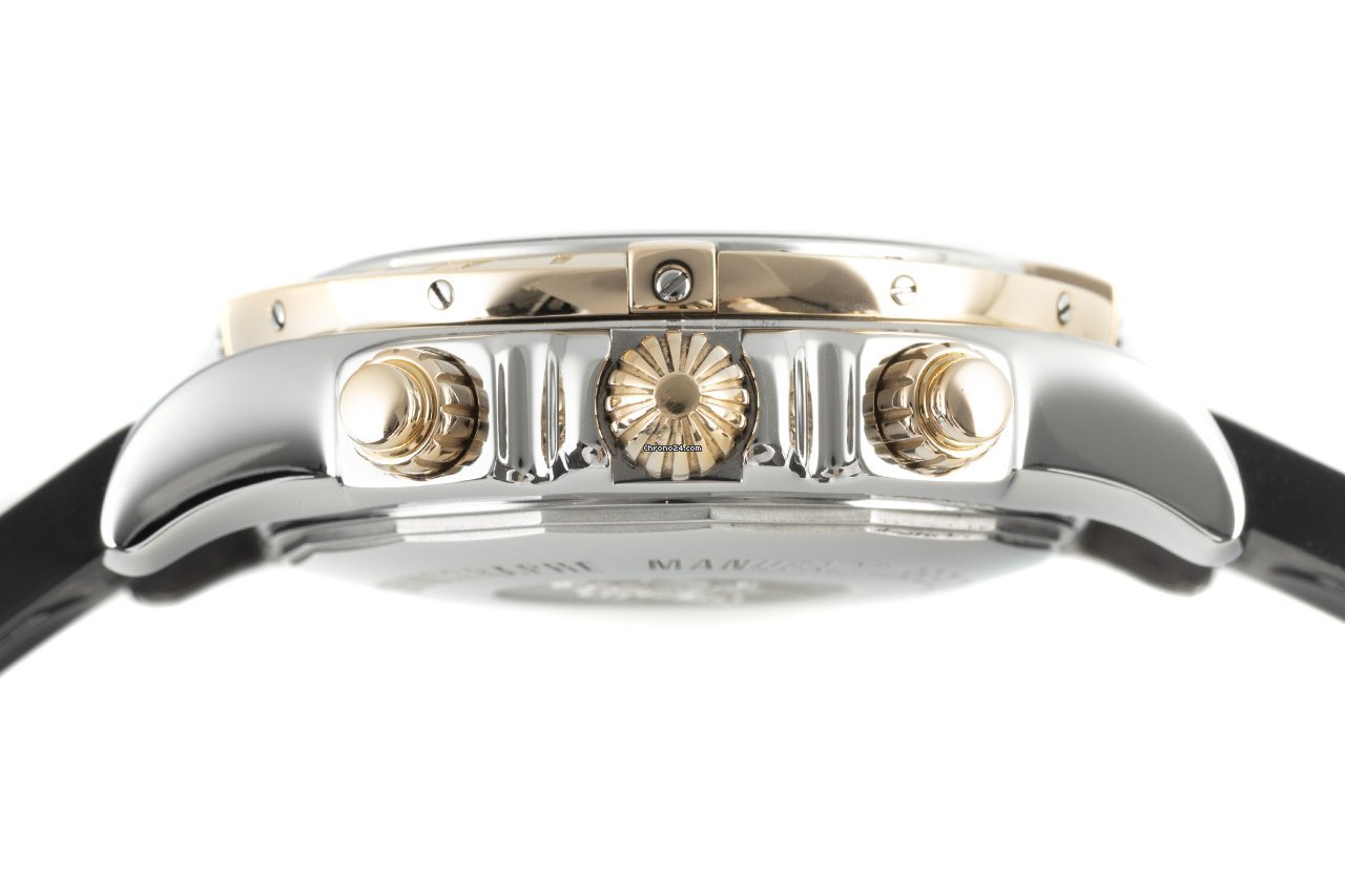 IMG_9081 Breitling Chronomat 44 GMT Mens watch Unisex Automatic Gold Steel CB0420 Replica 7