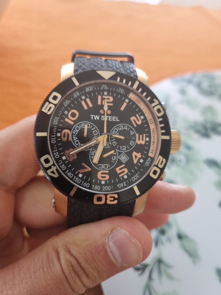 IMG_9081 TW Steel Mens watch Unisex Quartz Rose gold TW92 Replica 7