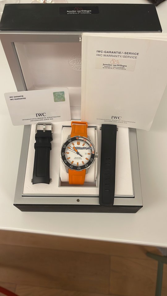IMG_9081 IWC Aquatimer Automatic 2000 Mens watch Unisex Automatic Steel IW356807 Replica 7