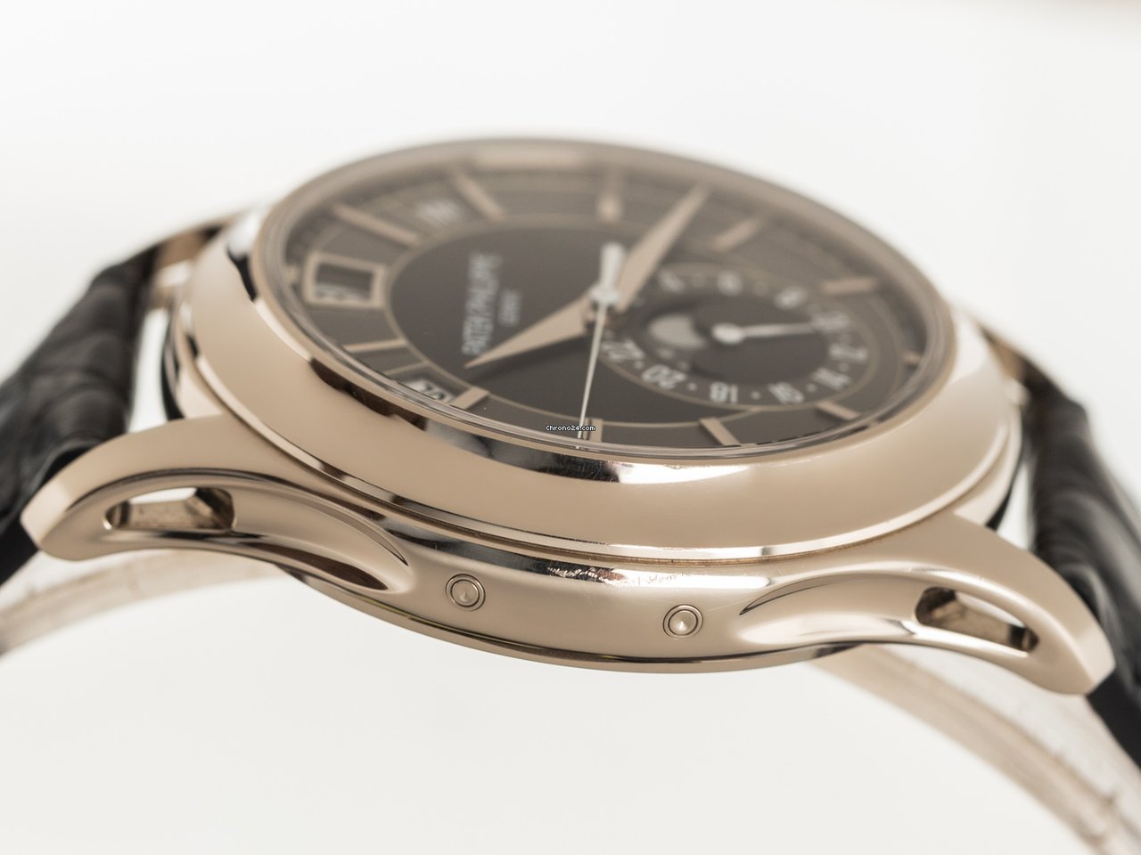 IMG_9081 Patek Philippe Annual Calendar Mens watch Unisex Automatic White gold 5205G Replica 7